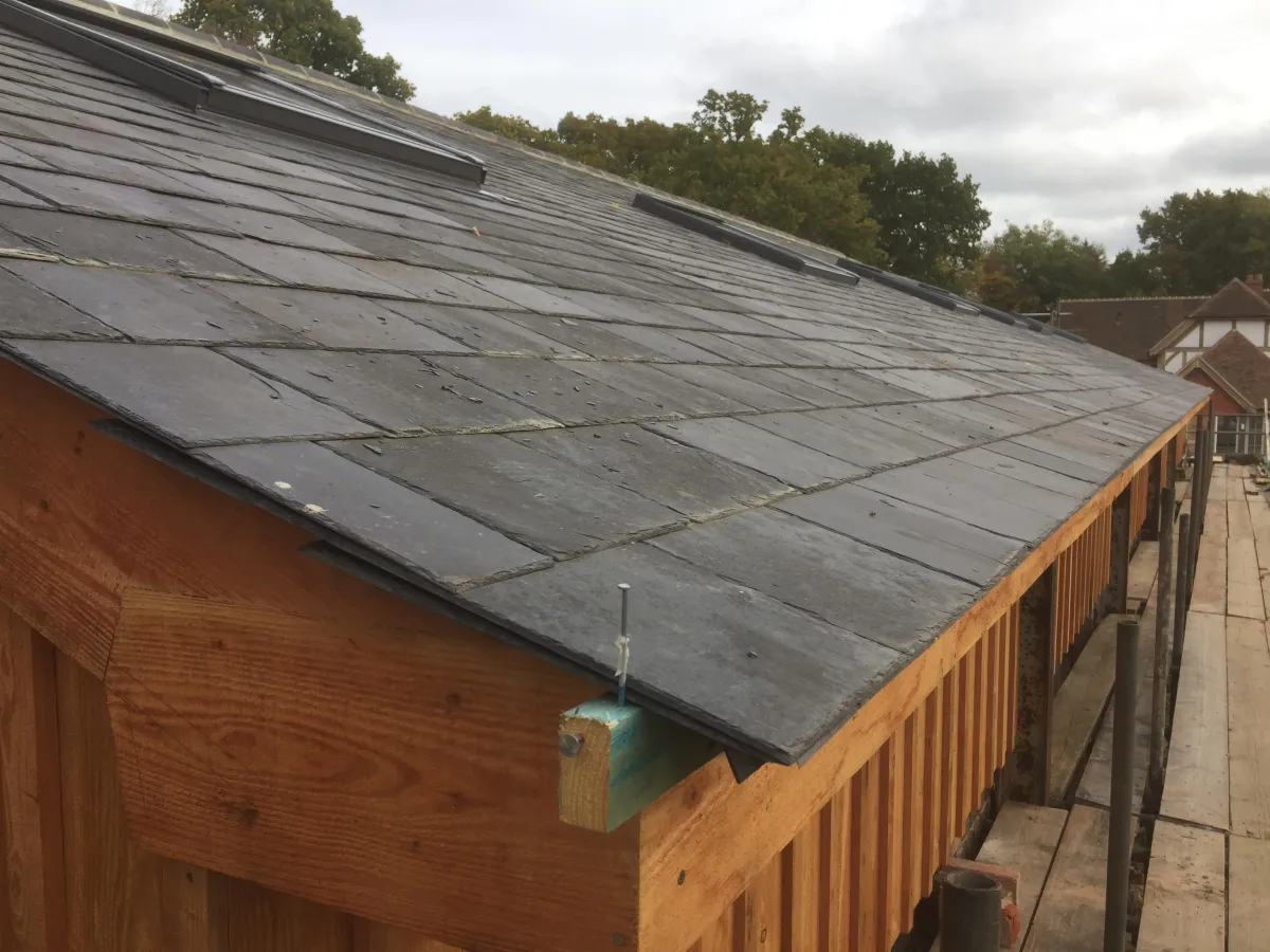 New Slate Roof on Extension — Kent